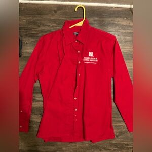 Red Button Down Shirt